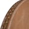 Hello Honey® 16" Decorative Round Wood Tray with Hobnail Edge